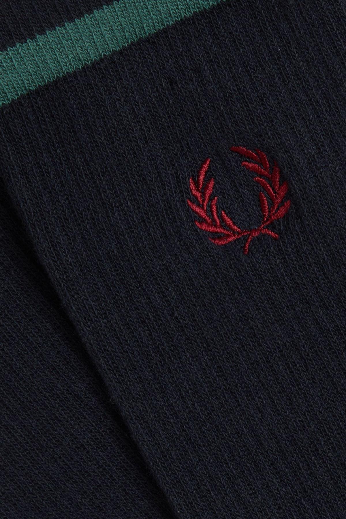 FRED PERRY TIPPED SPORTS SOCK en color AZUL  (2)