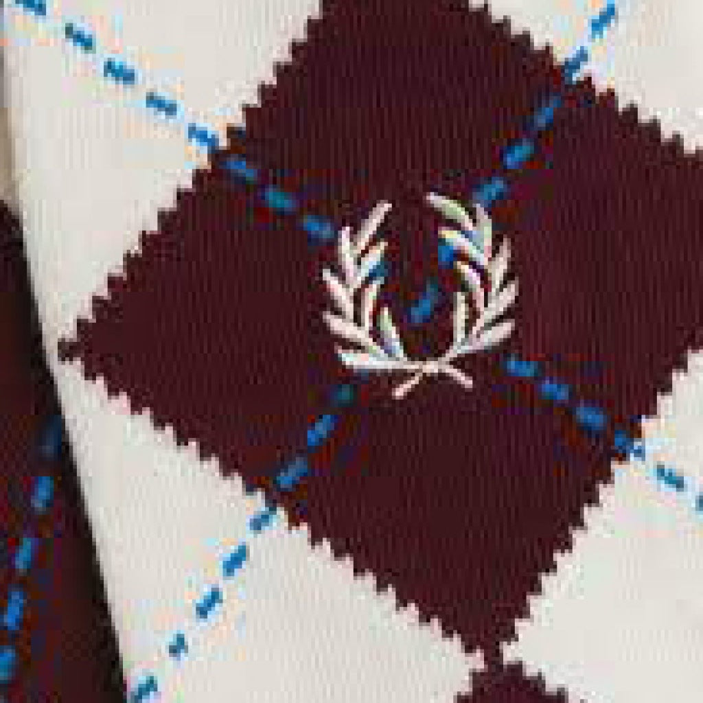 FRED PERRY JACQUARD ARGYLE SOCK en color BURDEOS  (4)