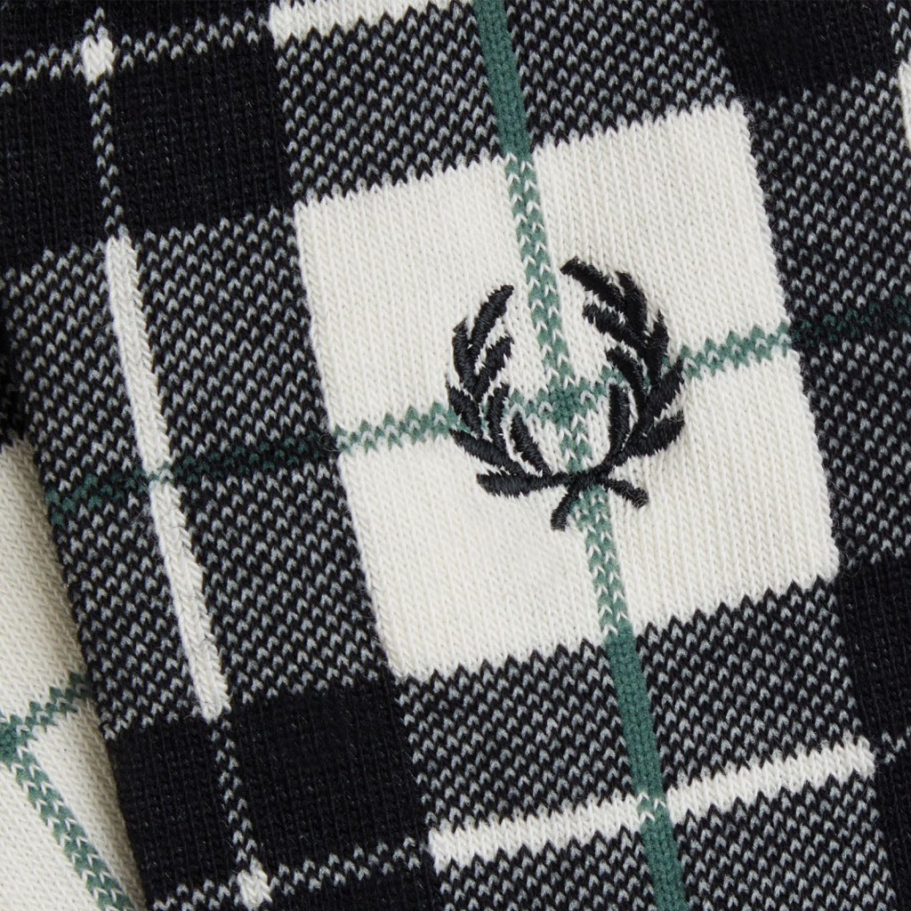 FRED PERRY TARTAN SOCK en color NEGRO  (4)