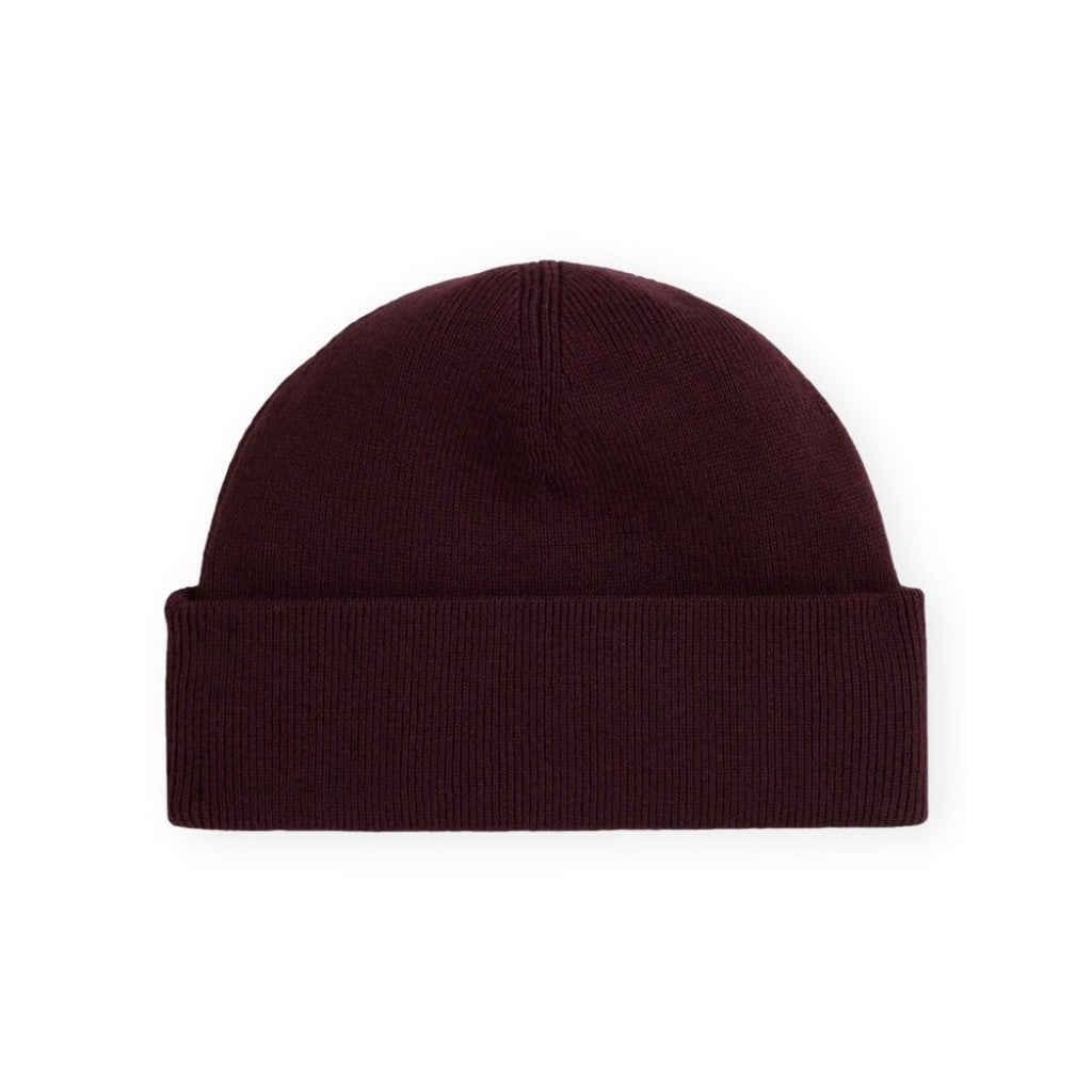 FRED PERRY  CLASSIC BEANIE  en color BURDEOS  (4)