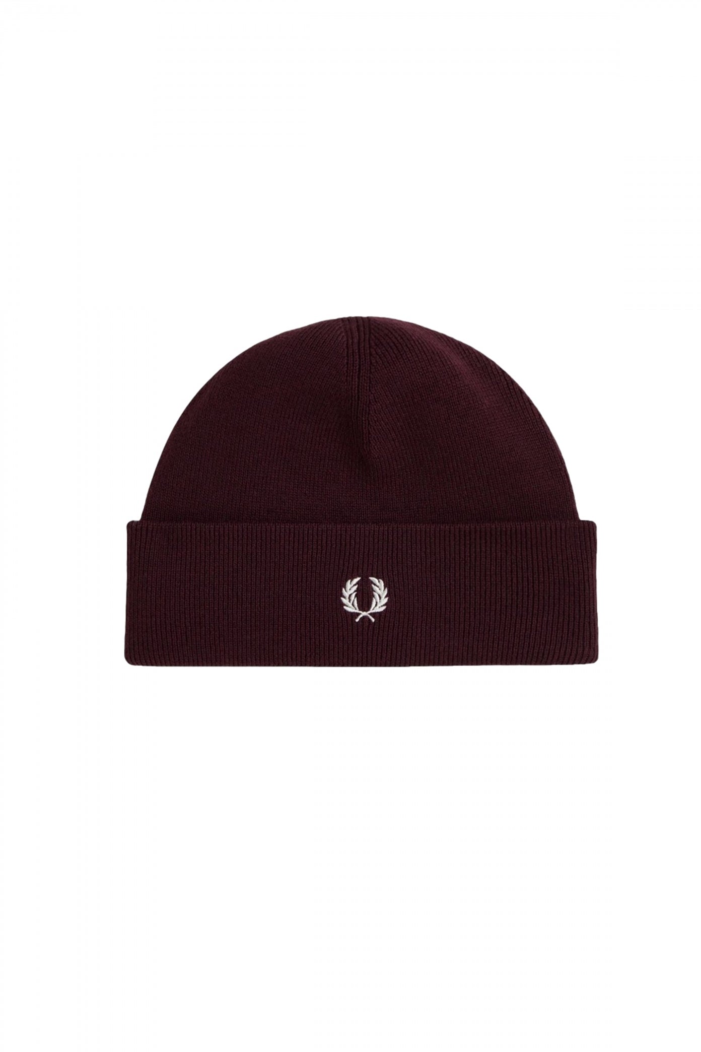 FRED PERRY  CLASSIC BEANIE  en color BURDEOS  (1)