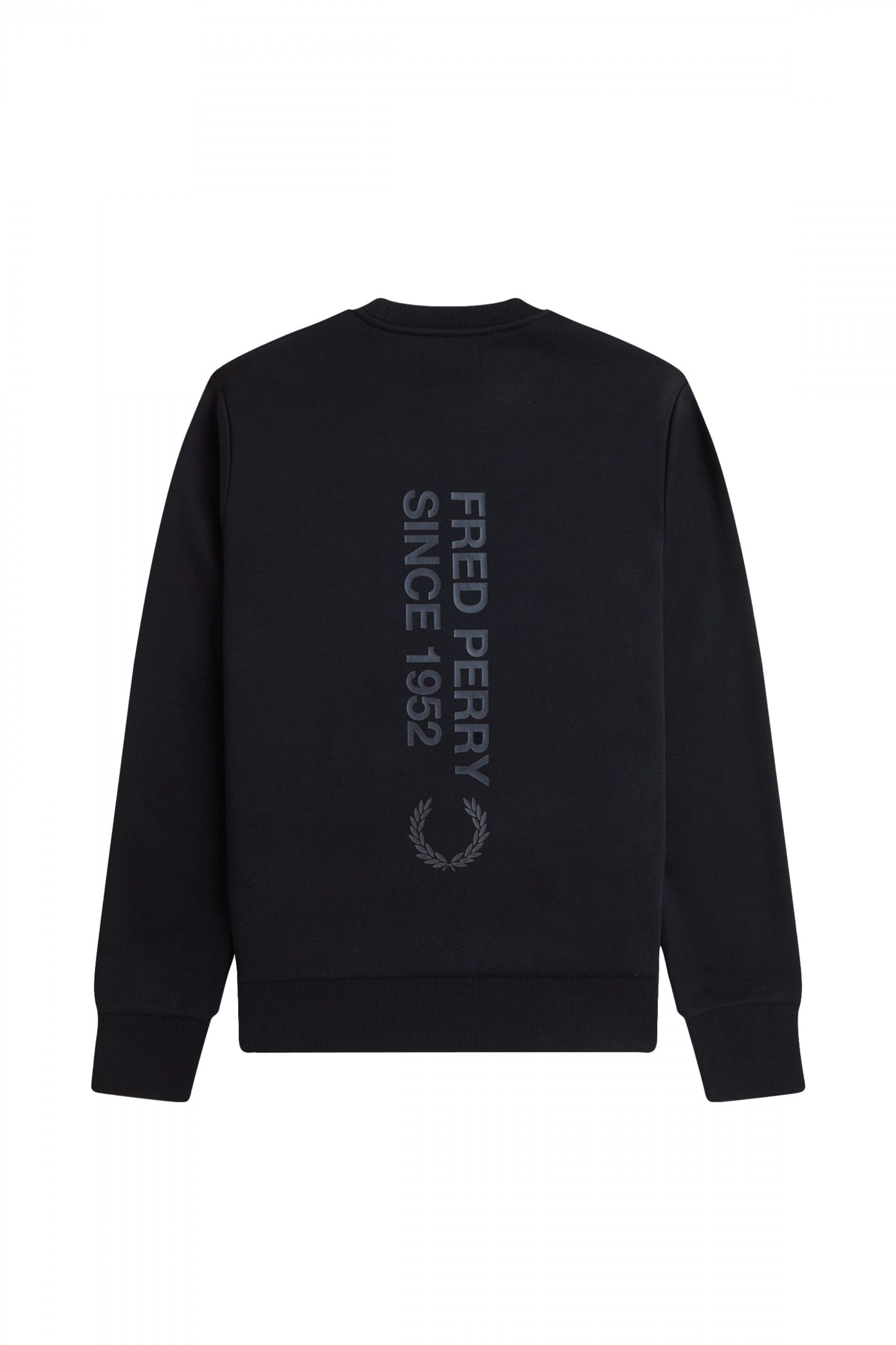 FRED PERRY BRANDING CREWNECK SWEA en color NEGRO  (3)
