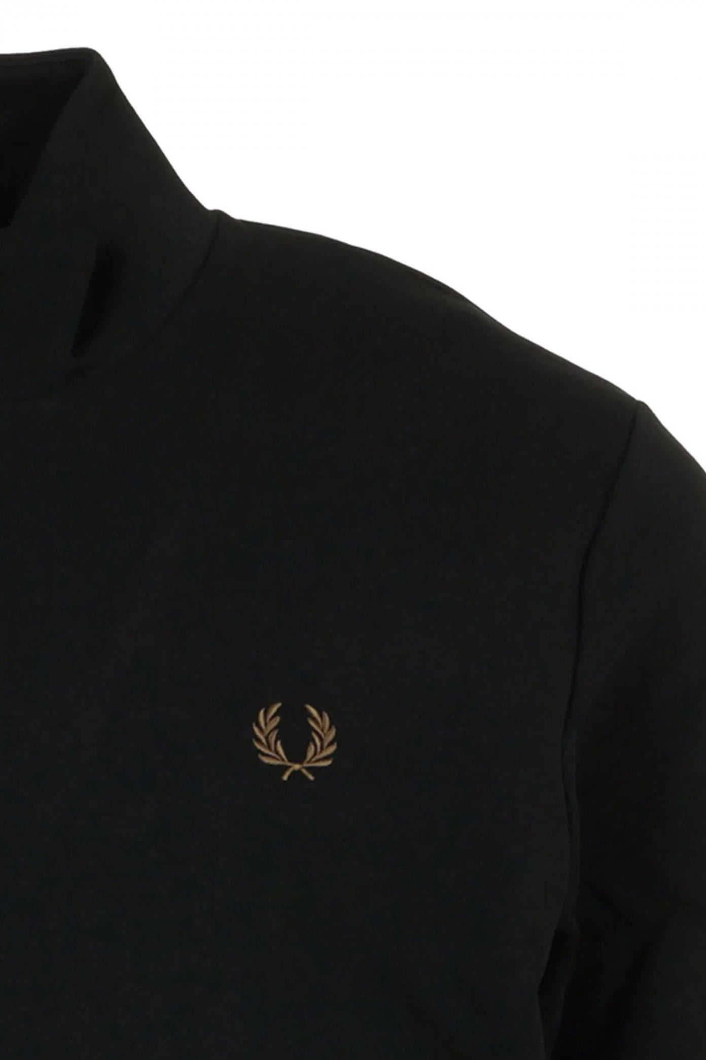 FRED PERRY  HALF ZIP SWEATSHIRT  en color NEGRO  (3)