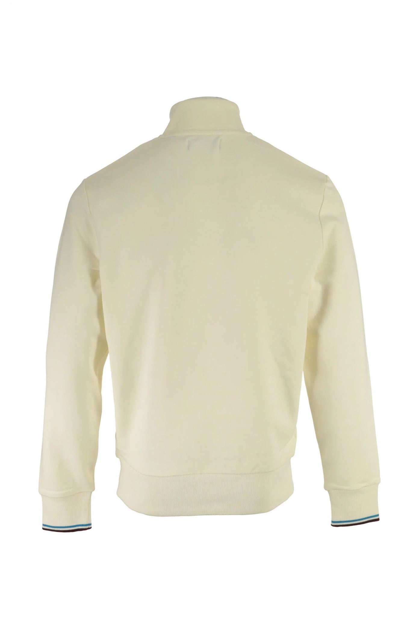 FRED PERRY HALF ZIP SWEATSHIRT en color BLANCO  (2)