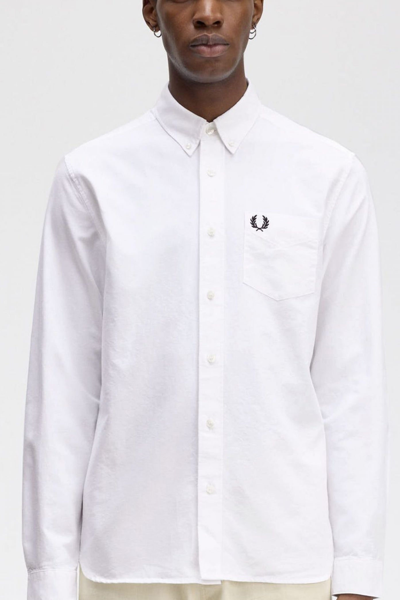 FRED PERRY OXFORD SHIRT en color BLANCO  (2)