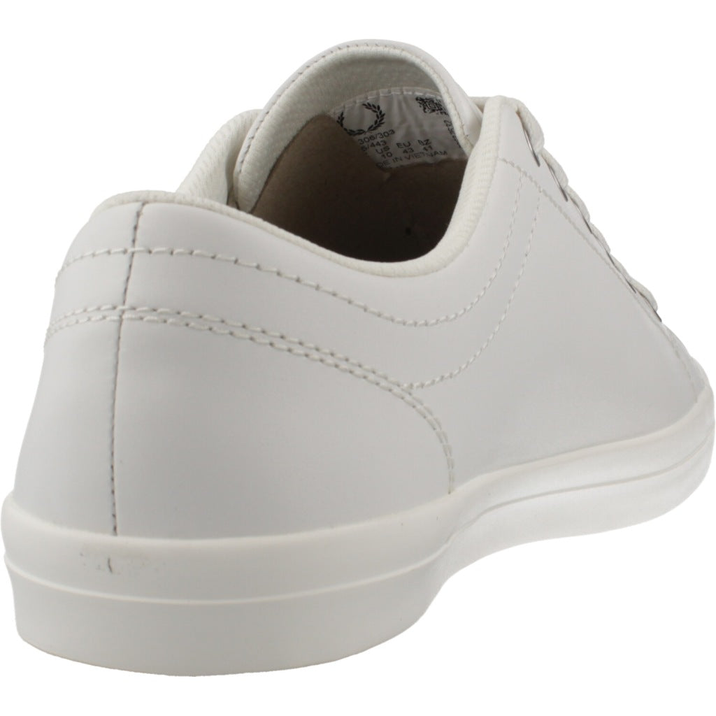 FRED PERRY BASELINE LEATHER en color BLANCO  (3)