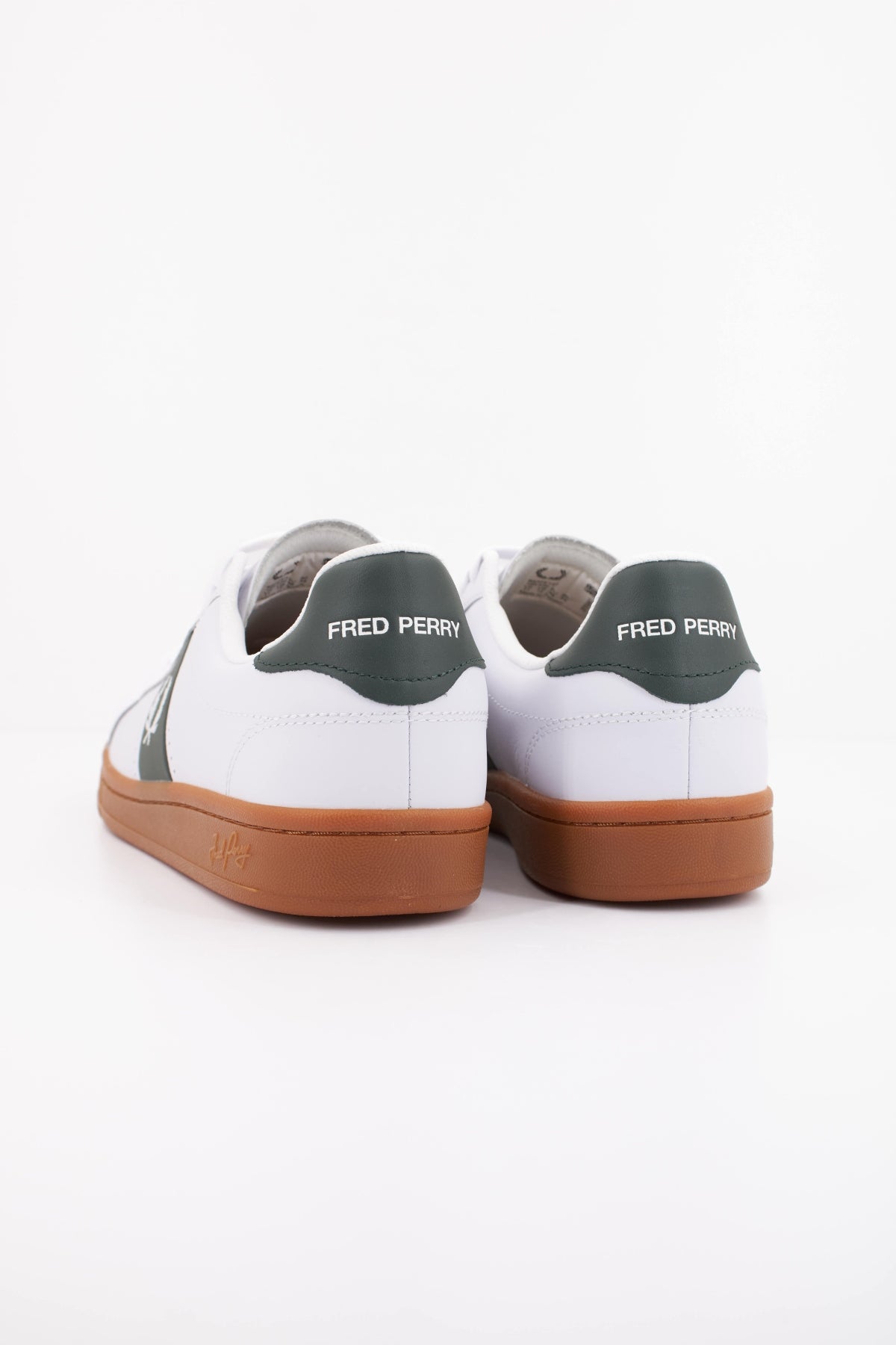 FRED PERRY B LEATHER en color BLANCO  (4)