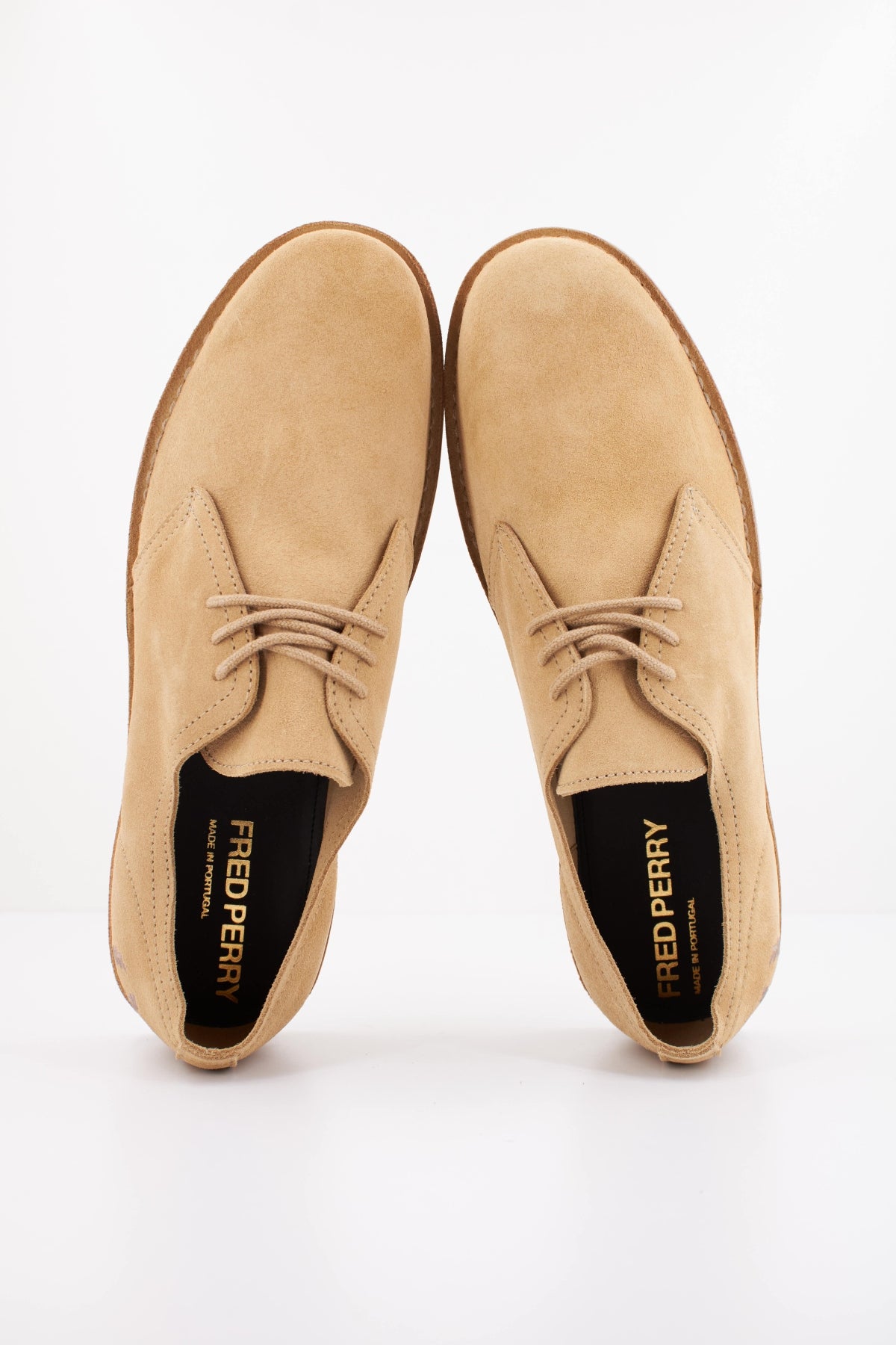FRED PERRY LINDEN SUEDE en color MARRON CLARO  (3)