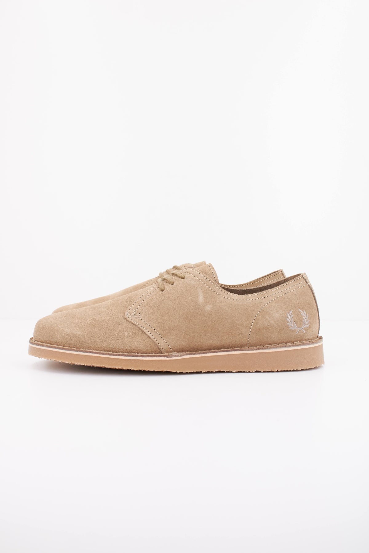 FRED PERRY LINDEN SUEDE en color VERDE  (1)
