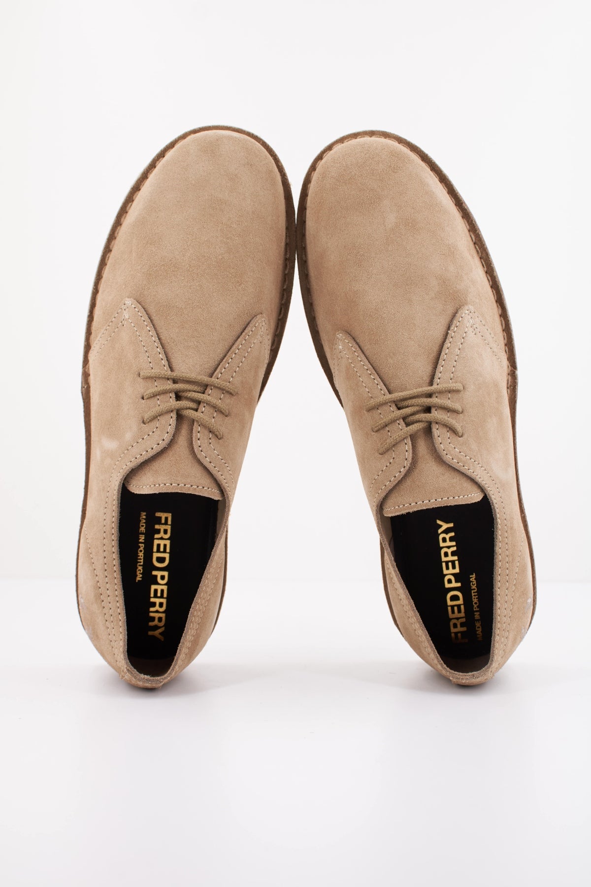 FRED PERRY LINDEN SUEDE en color VERDE  (3)