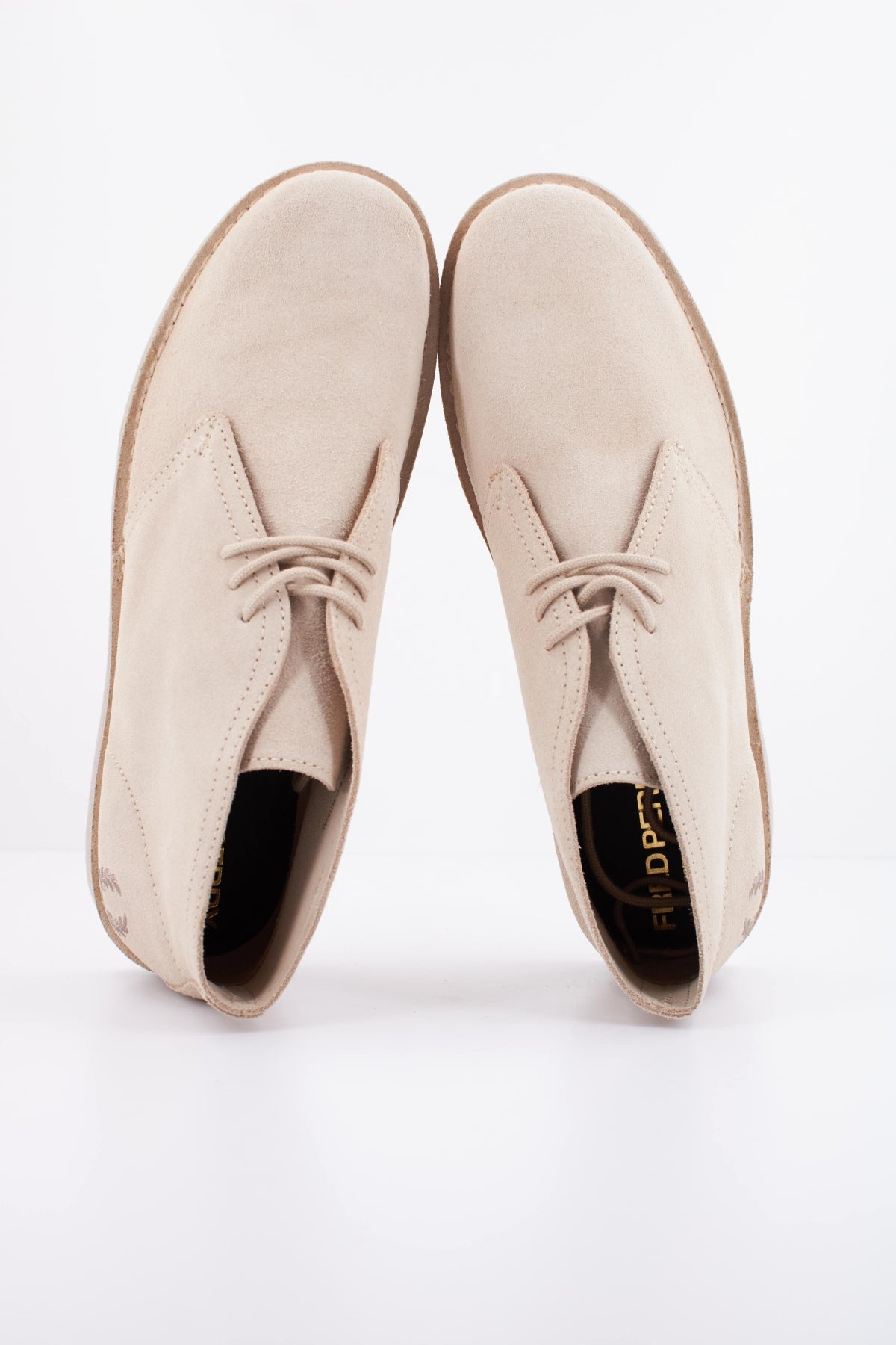 FRED PERRY HAWLEY SUEDE en color MARRON CLARO  (3)