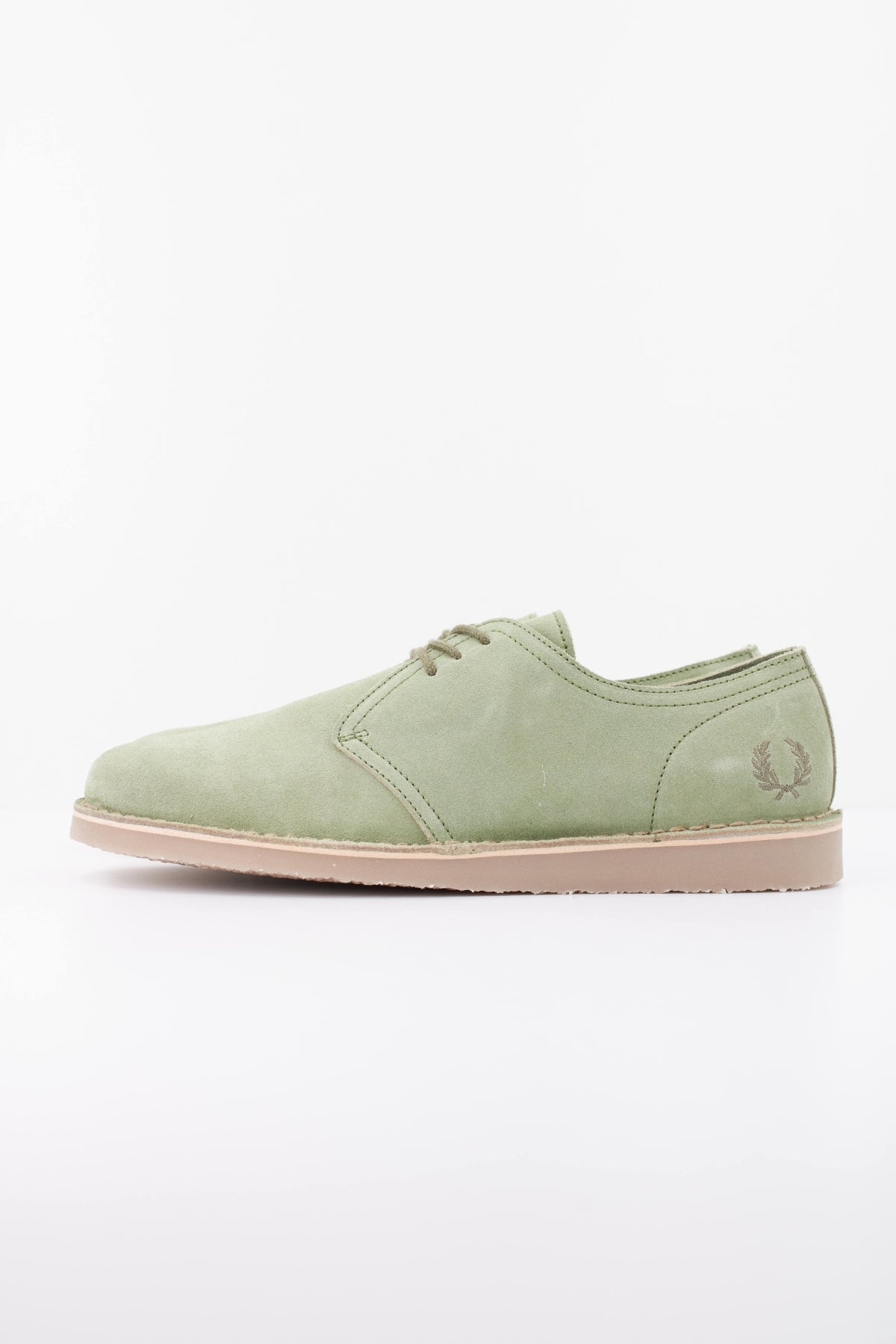 FRED PERRY  ZAPATO LINDEN SUEDE  en color VERDE  (1)