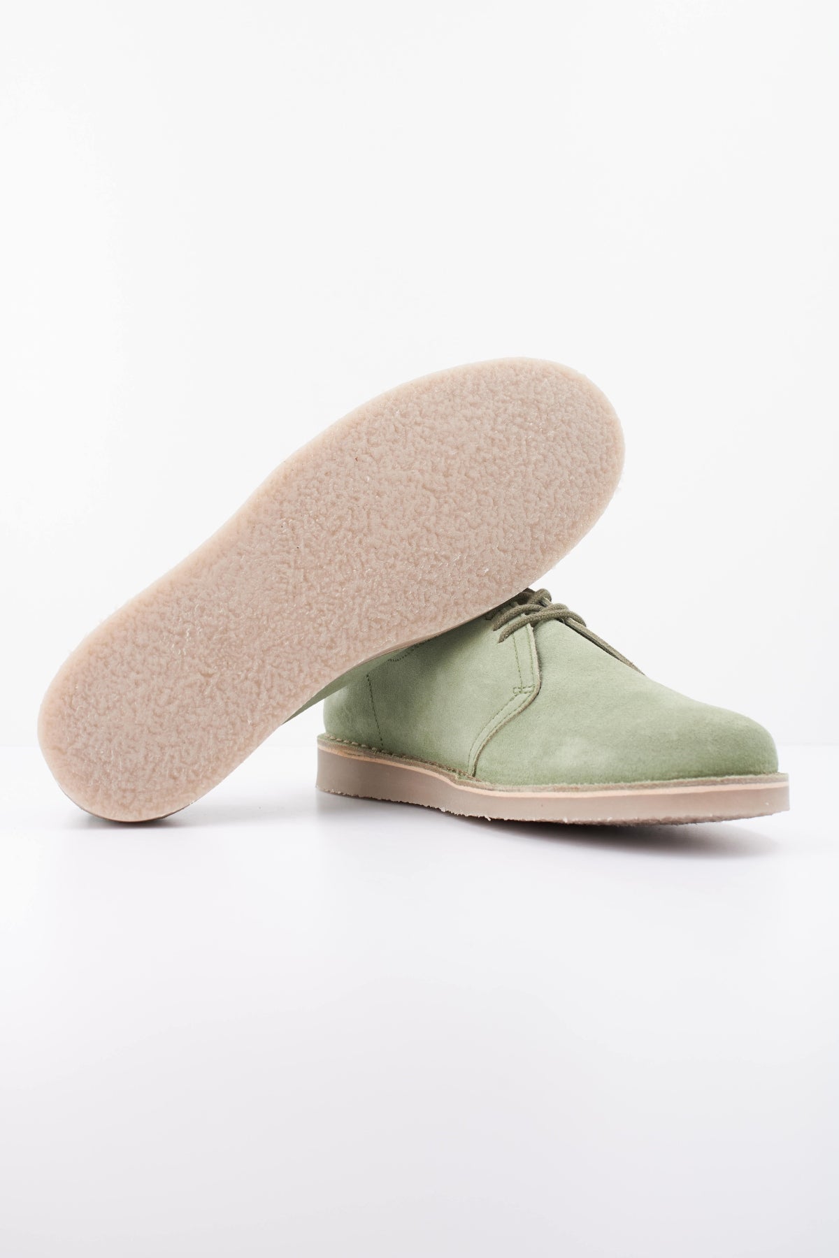 FRED PERRY  ZAPATO LINDEN SUEDE  en color VERDE  (5)