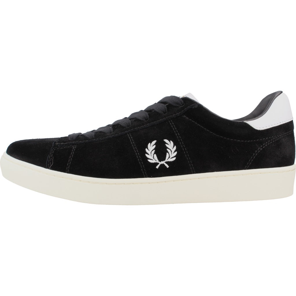 FRED PERRY B ZAPATILLA SPENCER SUEDE en color NEGRO  (2)