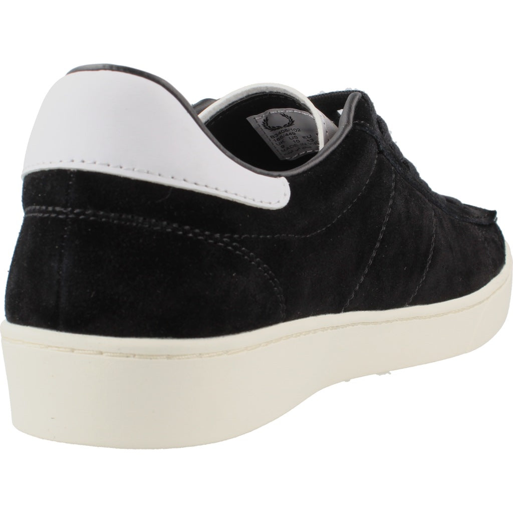 FRED PERRY B ZAPATILLA SPENCER SUEDE en color NEGRO  (3)