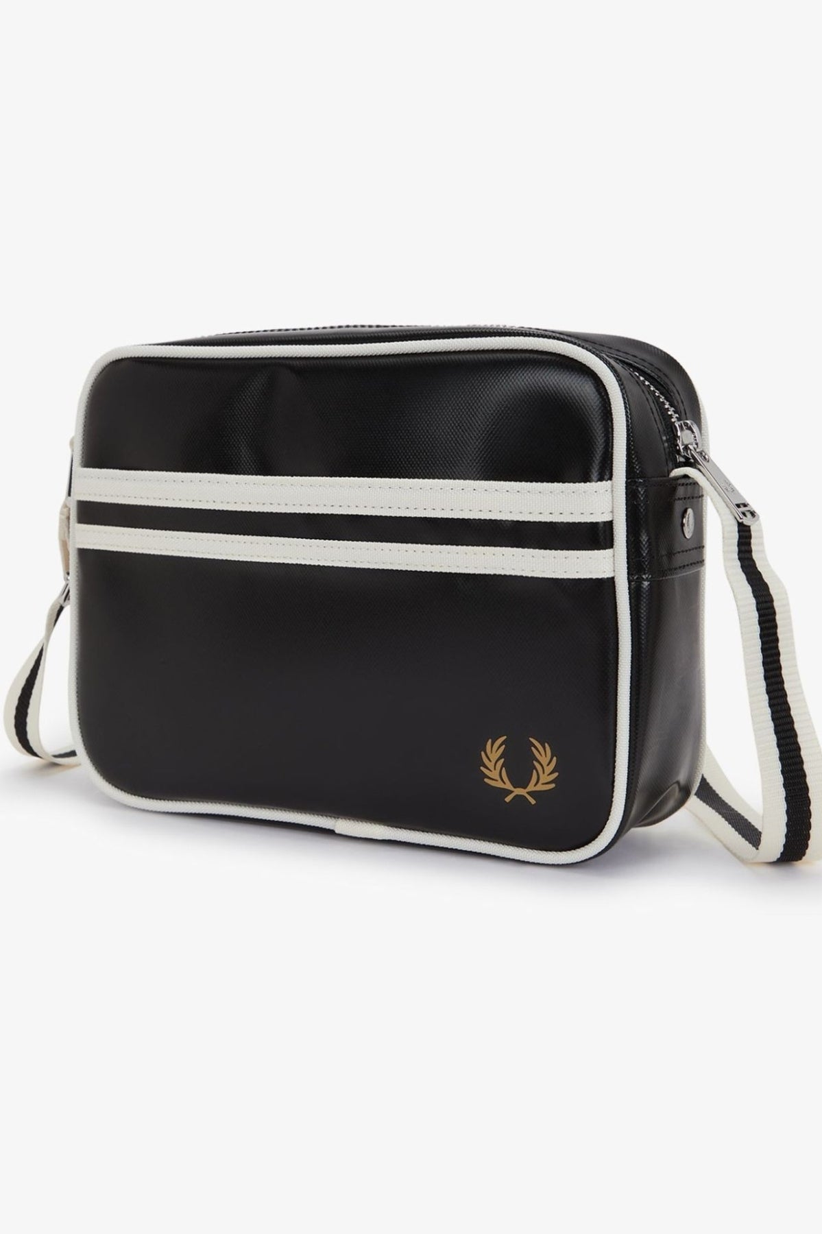 FRED PERRY CLASSIC MINI SHOUDLER BAG en color NEGRO  (4)
