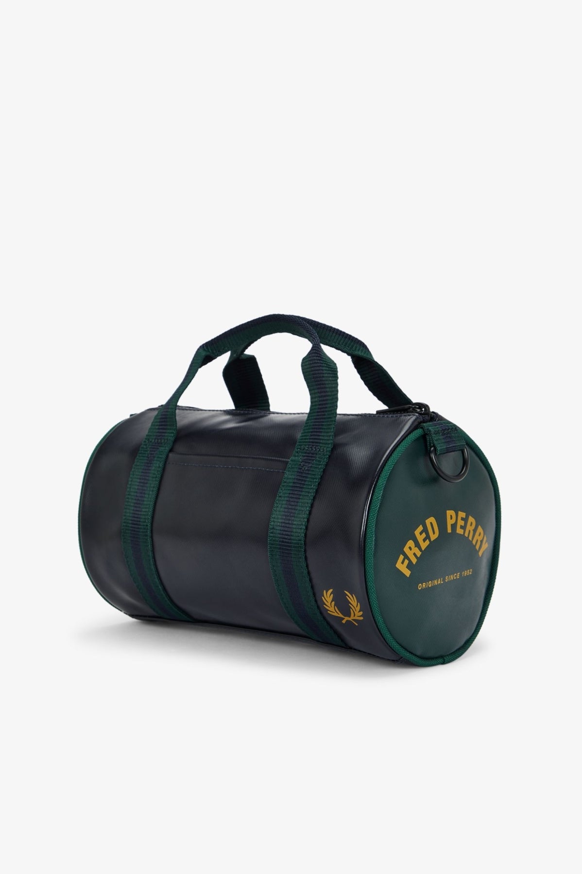 FRED PERRY CLASSIC MINI BARREL BAG en color VERDE  (3)
