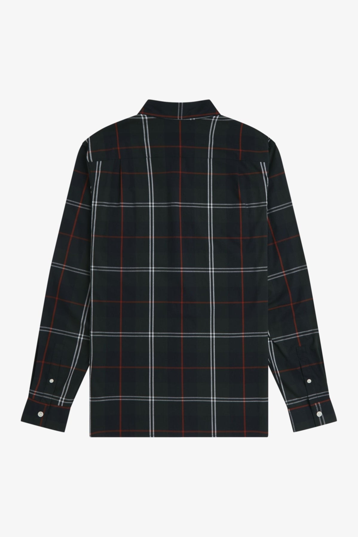 FRED PERRY POPLIN TARTAN SHIRT en color   (2)