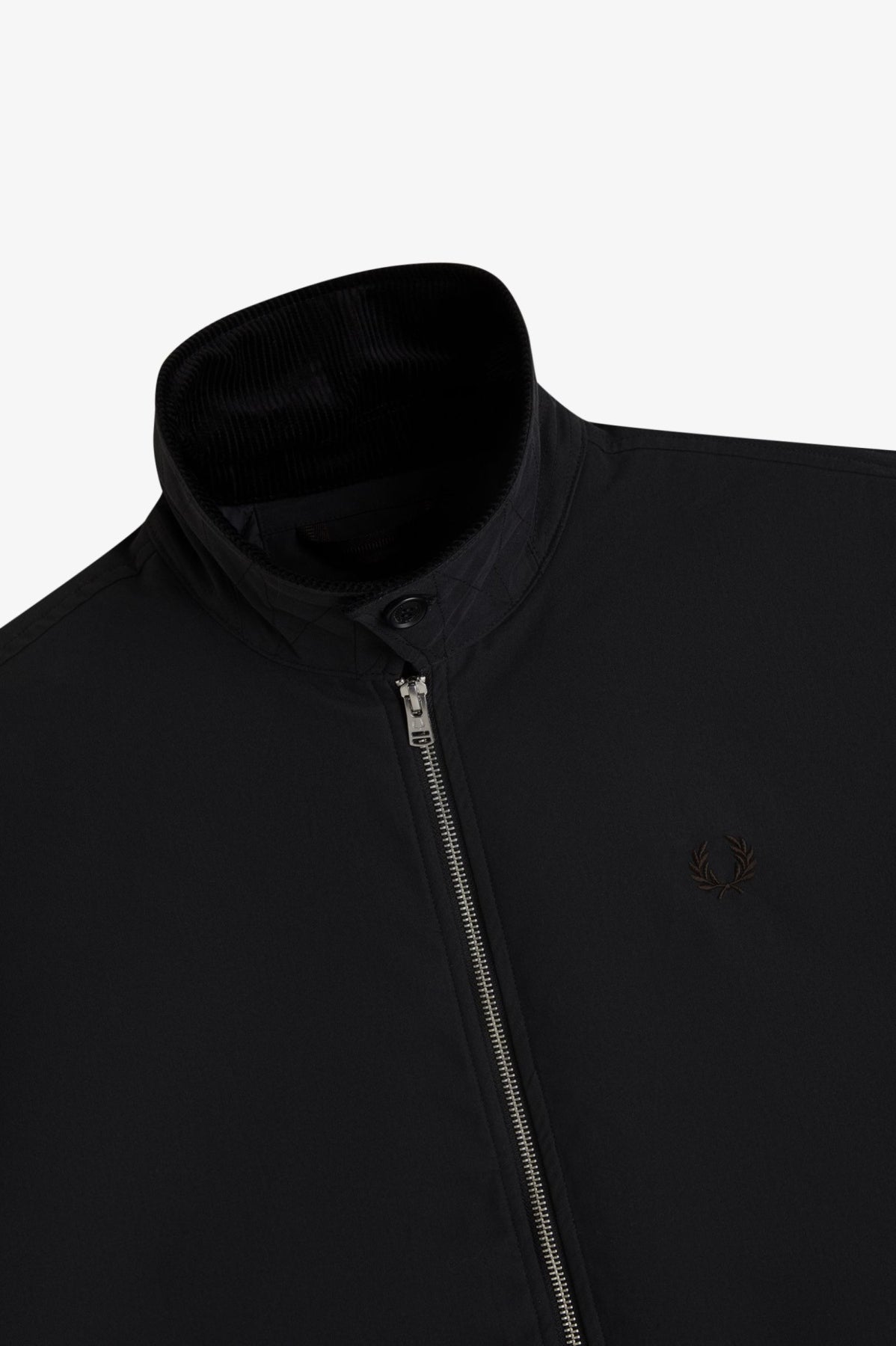FRED PERRY THE CABAN JACKET en color NEGRO  (3)