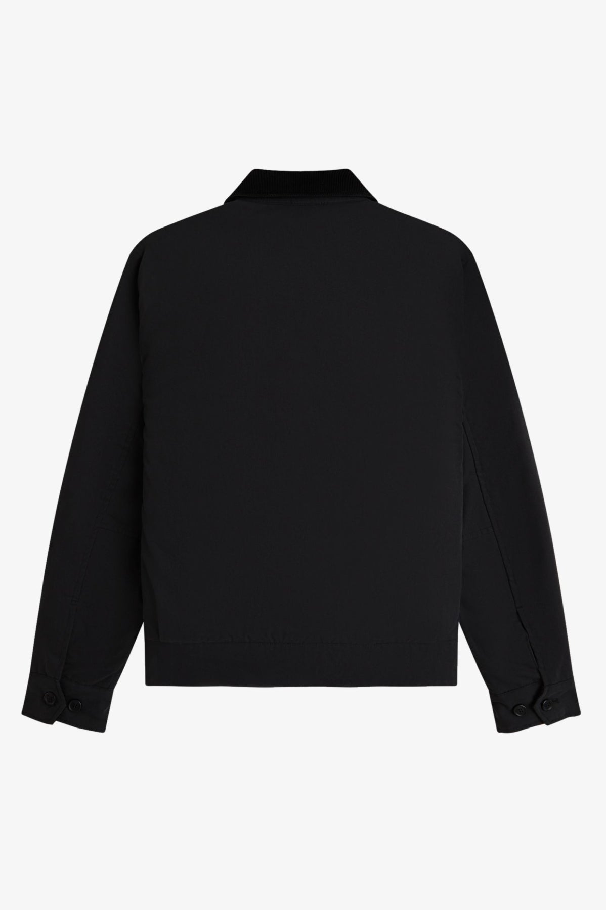 FRED PERRY THE CABAN JACKET en color NEGRO  (4)