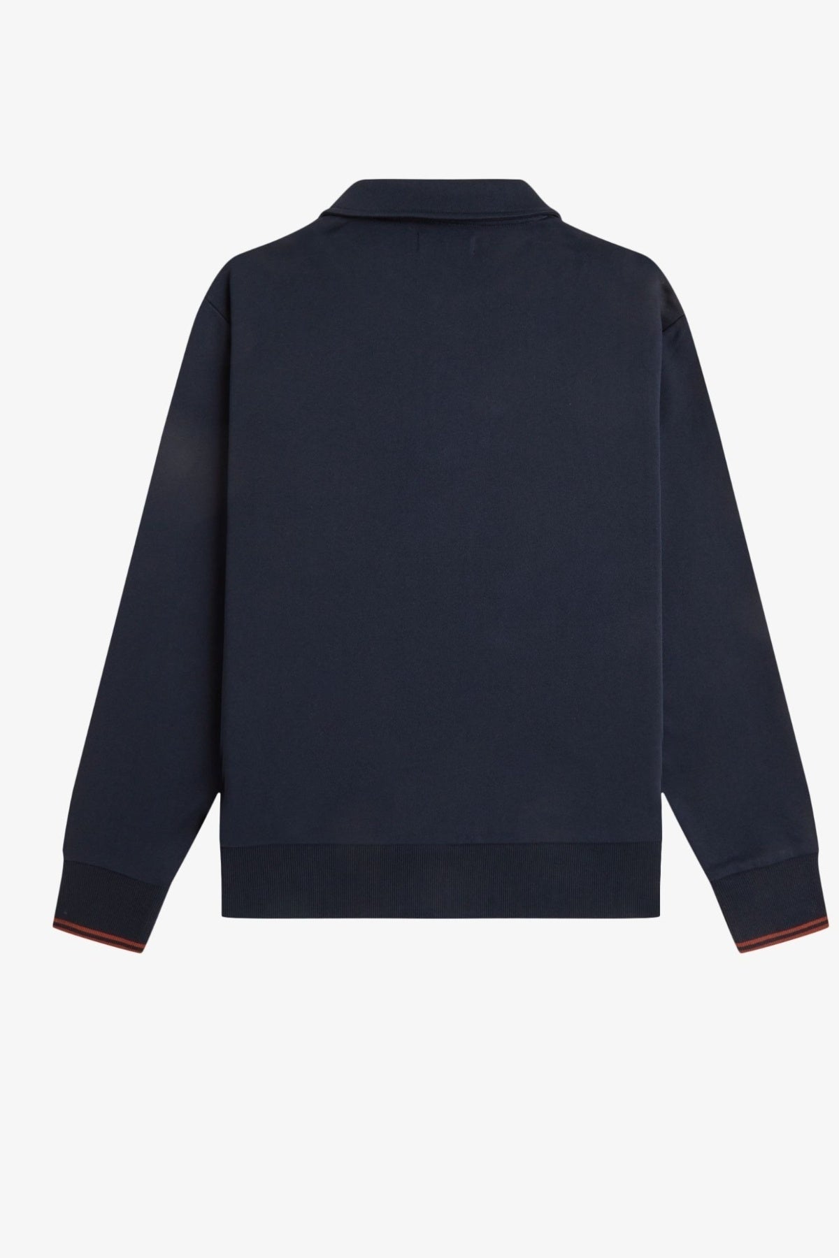 FRED PERRY HALF ZIP COLLARED SWEATSHIRT en color AZUL  (2)
