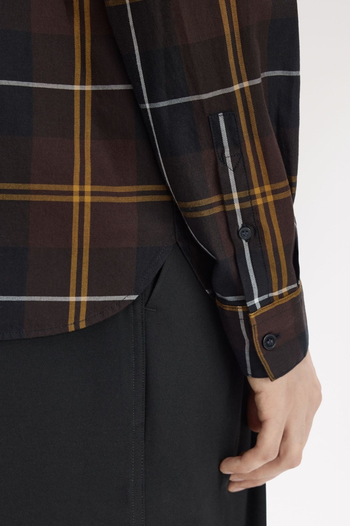 FRED PERRY TWILL TARTAN SHIRT en color MULTICOLOR  (3)