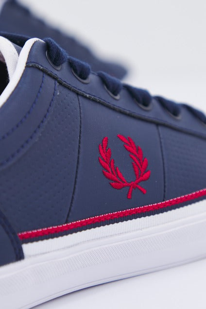FRED PERRY BASELINE PERF LTHR en color AZUL  (4)