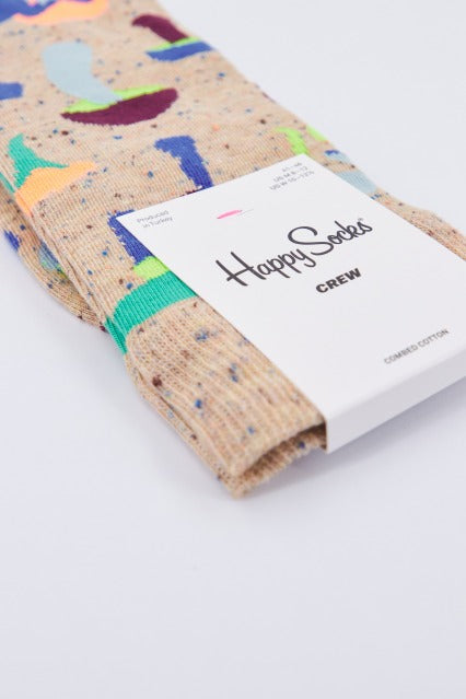 HAPPY SOCKS MMU  en color MARRON  (3)
