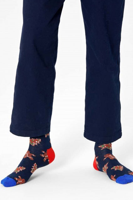 HAPPY SOCKS GINGERBREAD COOKIES GIF en color AZUL  (3)