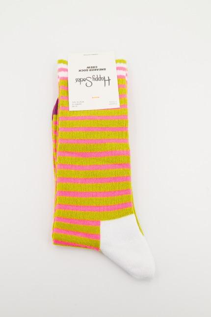 HAPPY SOCKS NEON STRIPE THIN CREW en color MULTICOLOR  (1)