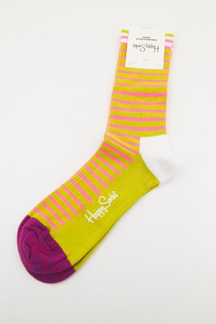 HAPPY SOCKS NEON STRIPE THIN CREW en color MULTICOLOR  (3)