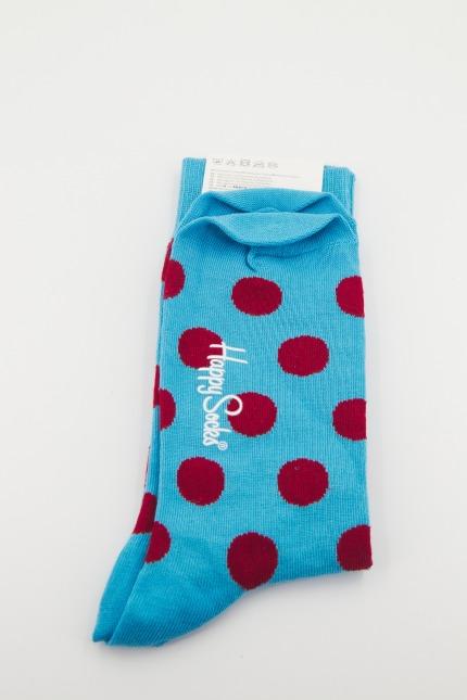 HAPPY SOCKS BIG DOT en color AZUL  (2)