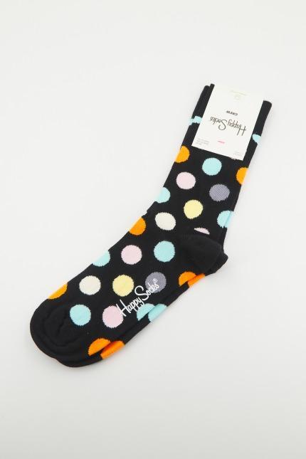HAPPY SOCKS BIG DOT SOCK en color NEGRO  (2)