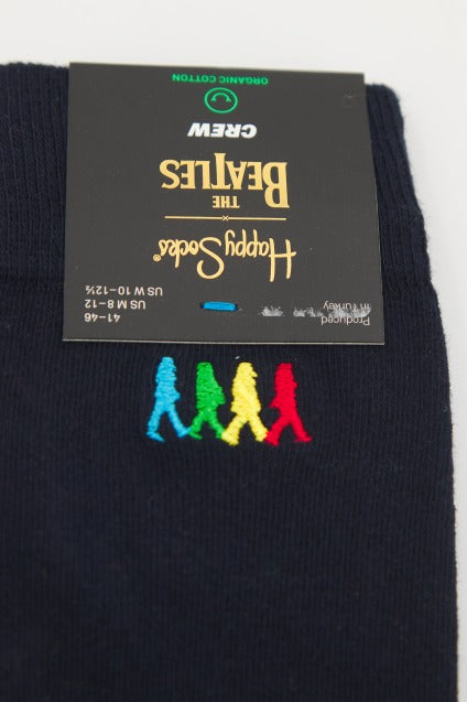 HAPPY SOCKS  BEATLES CROSSWALK en color AZUL  (4)