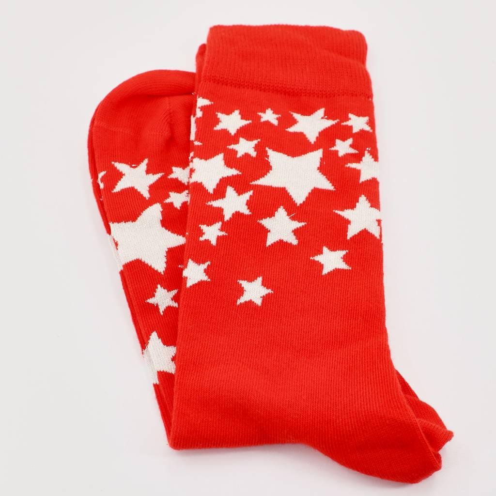 HAPPY SOCKS  PACK STARS GIFT SOCKS en color ROJO  (4)