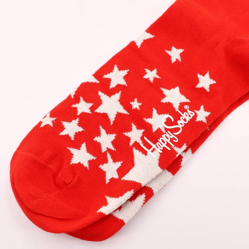HAPPY SOCKS  PACK STARS GIFT SOCKS en color ROJO  (5)