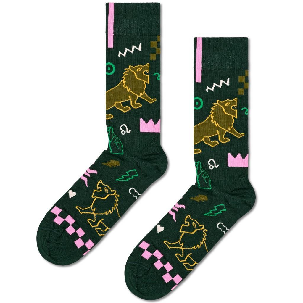 HAPPY SOCKS  LEO SOCK en color VERDE  (4)
