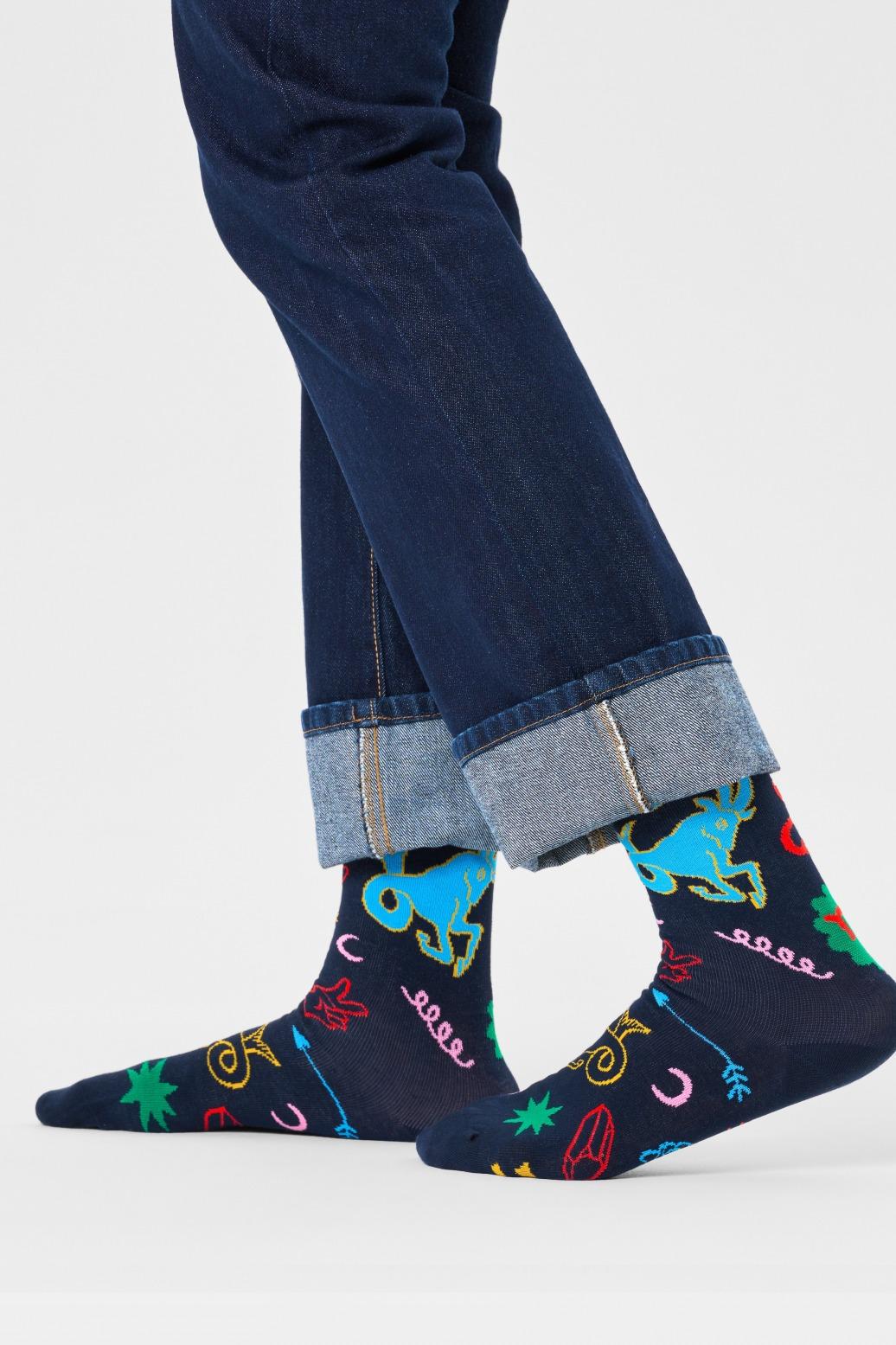 HAPPY SOCKS CAPRICORN SOCK en color AZUL  (2)