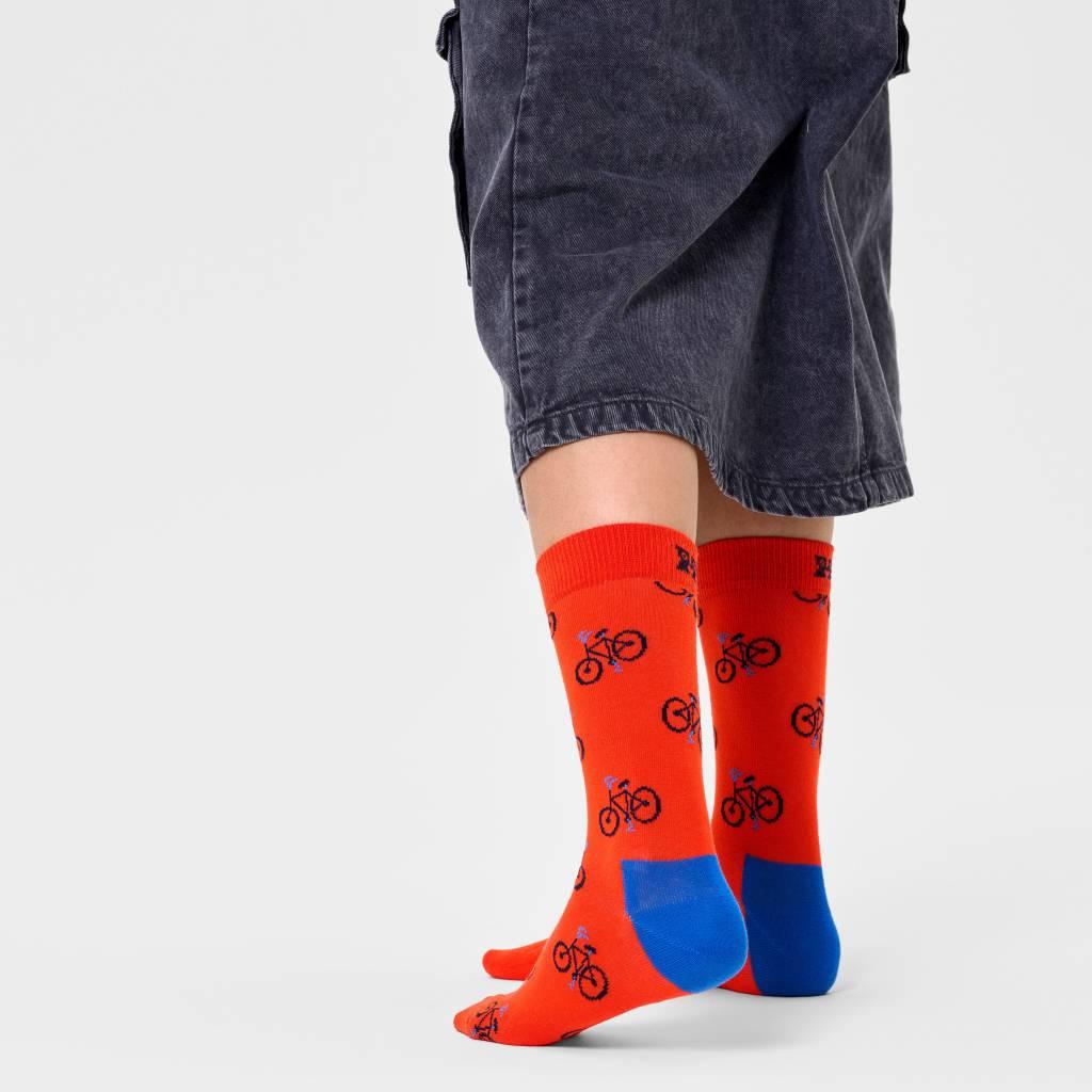 HAPPY SOCKS BIKE SOCK en color ROJO  (5)