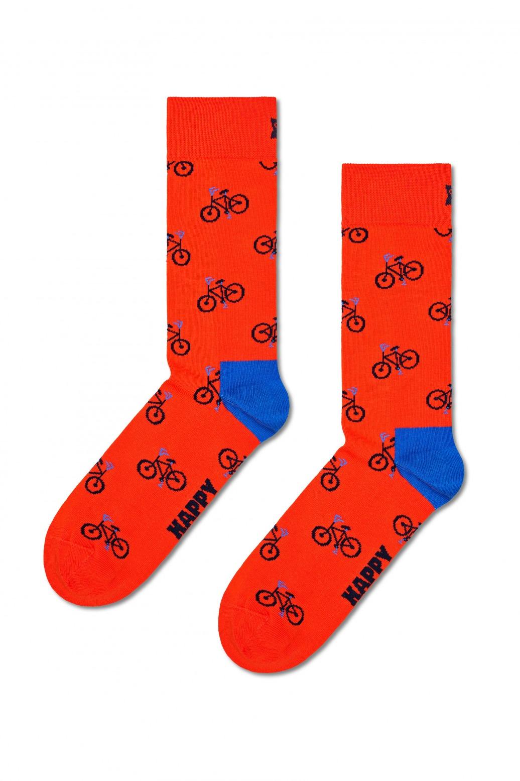 HAPPY SOCKS BIKE SOCK en color ROJO  (1)