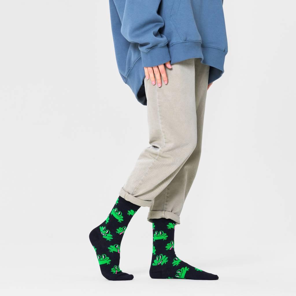 HAPPY SOCKS FROG SOCK en color NEGRO  (5)