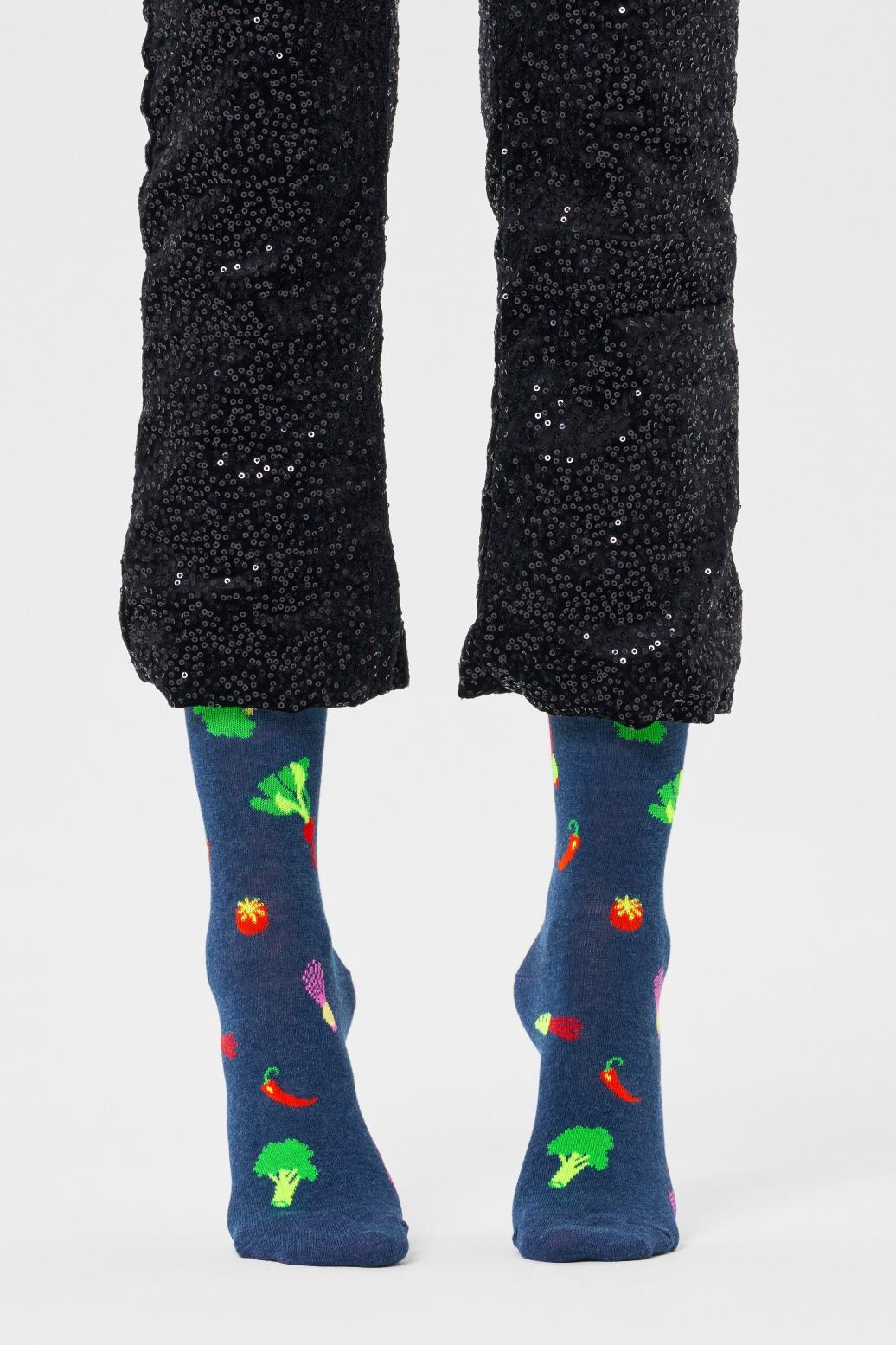 HAPPY SOCKS VEGGIE SOCK en color GRIS  (2)