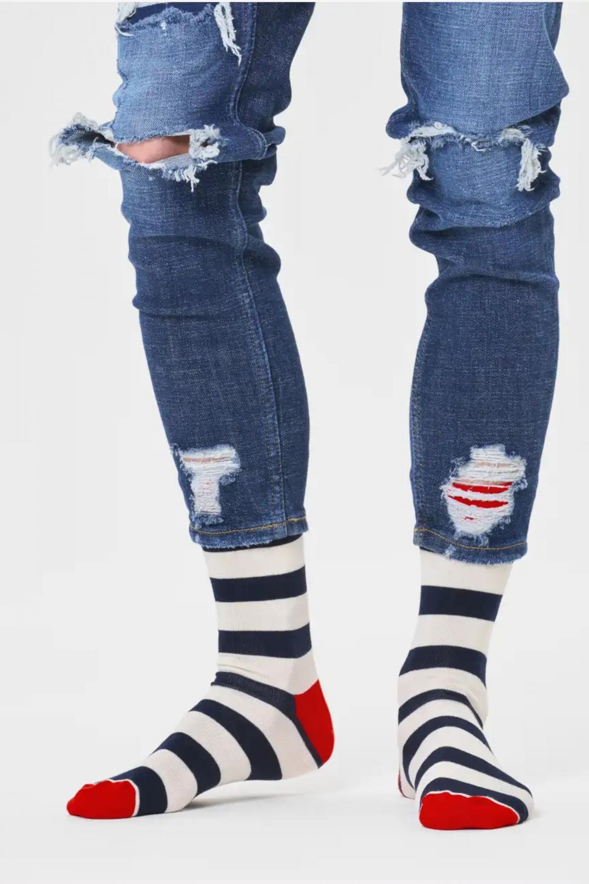 HAPPY SOCKS STRIPE en color AZUL  (2)