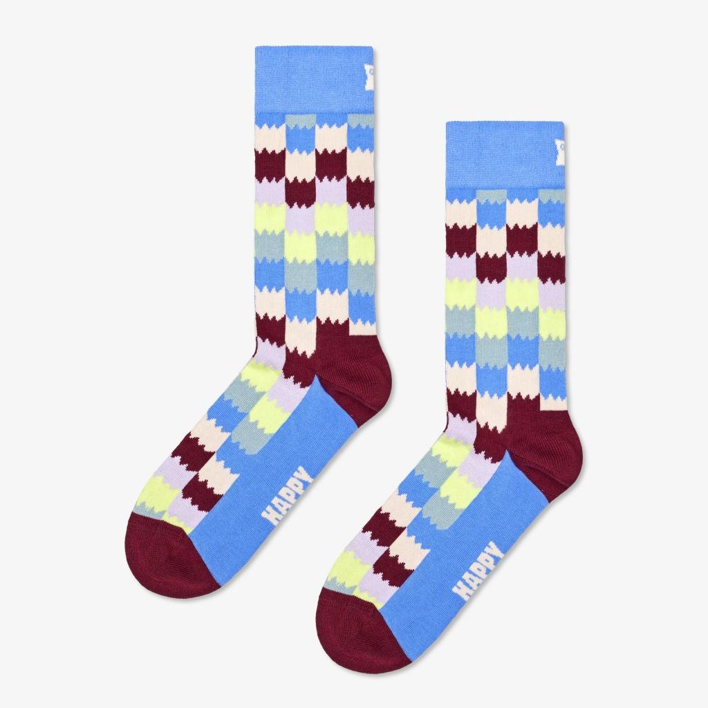 HAPPY SOCKS DIZZY CHECK SOCK en color AZUL  (3)