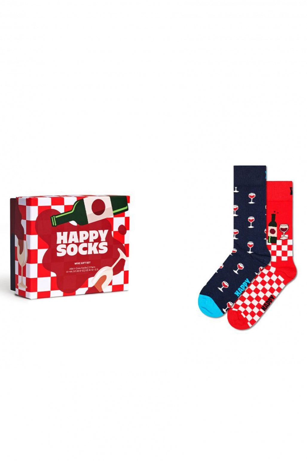 HAPPY SOCKS WINE SOCK en color ROJO  (1)