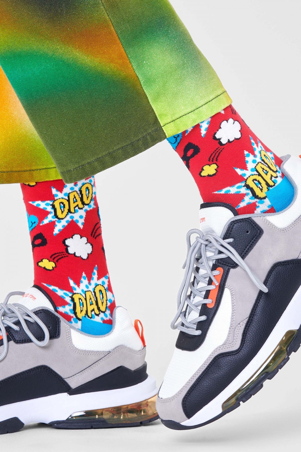 HAPPY SOCKS DAD en color ROJO  (3)