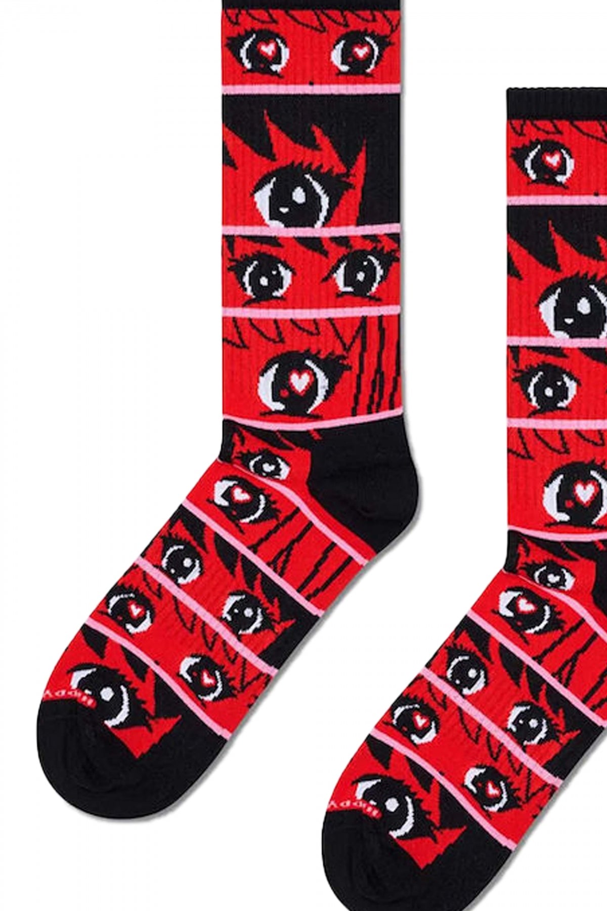 HAPPY SOCKS ANIME STRIPES  en color ROJO  (3)