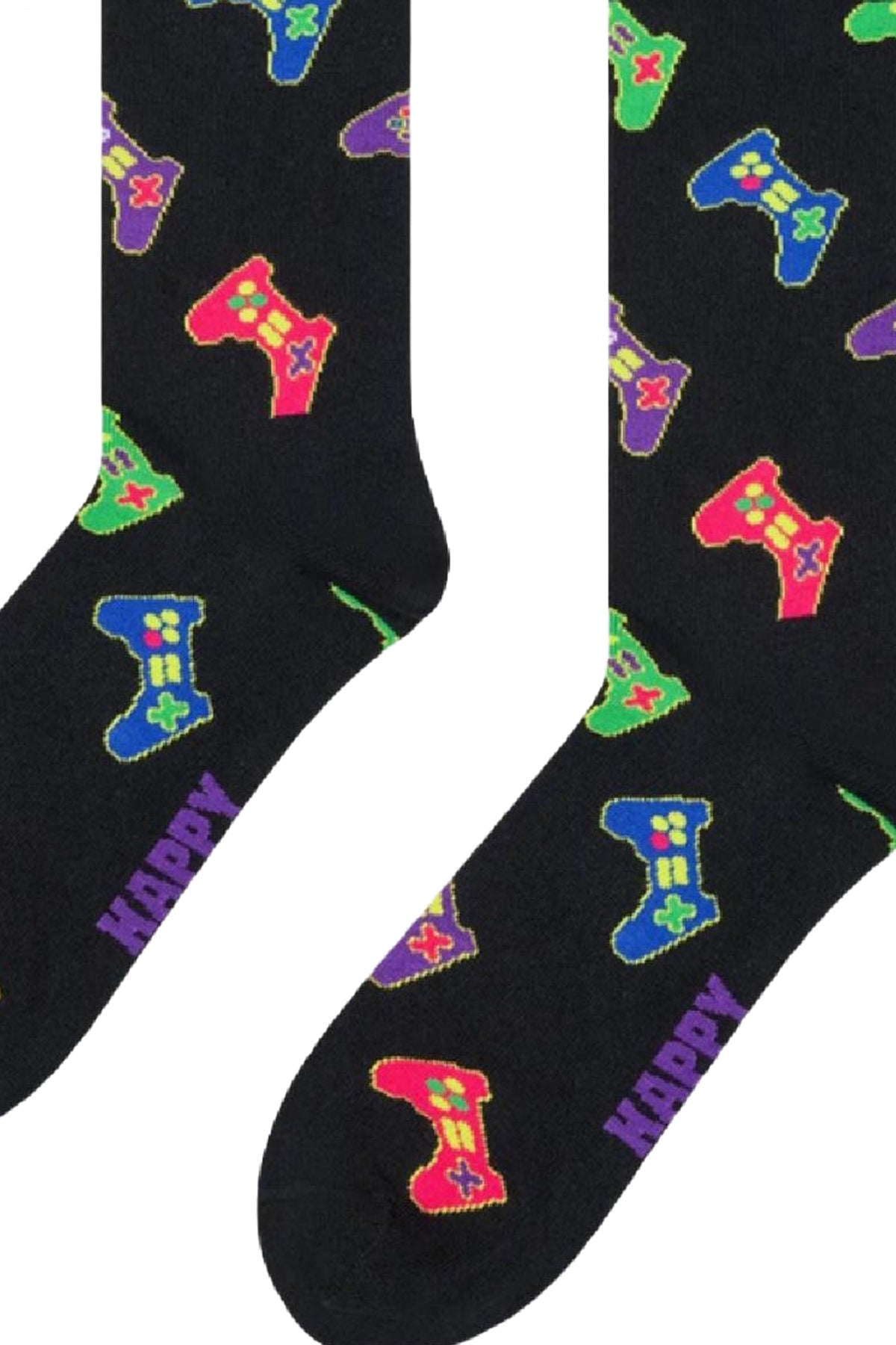 HAPPY SOCKS CONTROLLER en color NEGRO  (2)