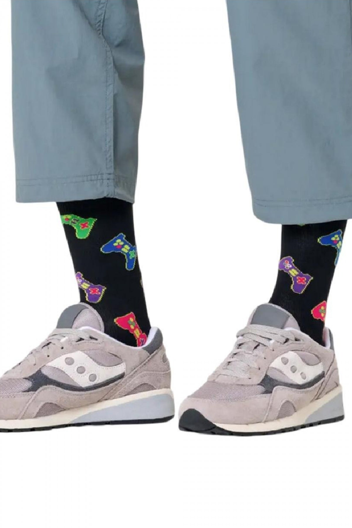 HAPPY SOCKS CONTROLLER en color NEGRO  (3)