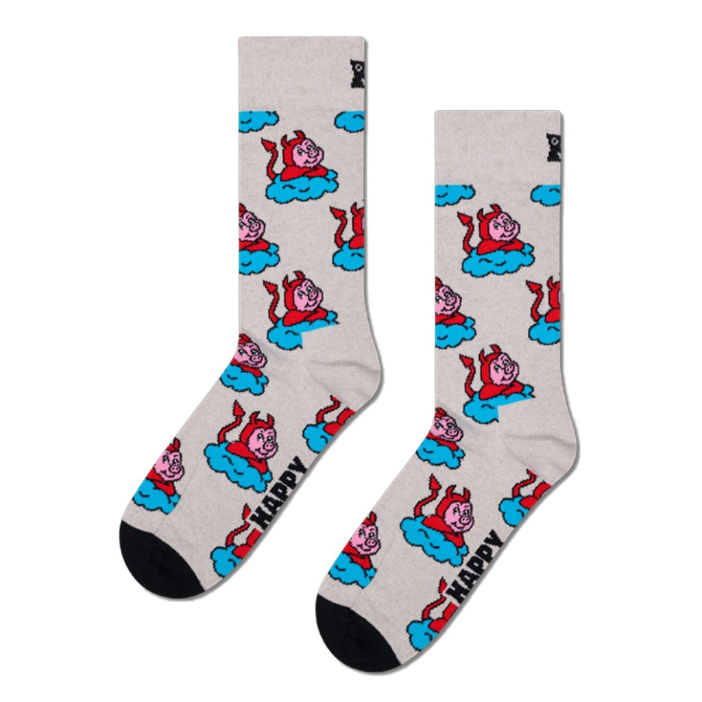 HAPPY SOCKS BAD PIG en color BEIS  (4)